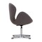 Manhattan Comfort Raspberry Adjustable Swivel Chair in Grey and Polished Chrome AC038-GY - alternate 5